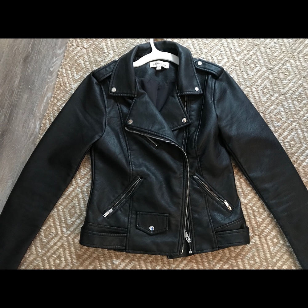 Philosophy vegan leather jacket